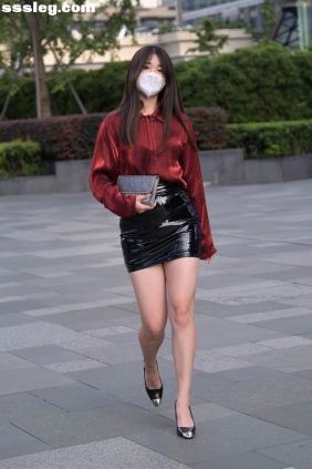 街拍作品 时尚小皮裙[287P6.14G]