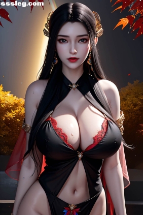 [AI绘画] 秦怡宁 红与黑[47P158M]